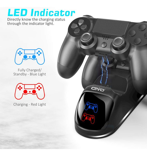 Oivo Ps4 Controller Charger, Ps4 Controller Charging Docking