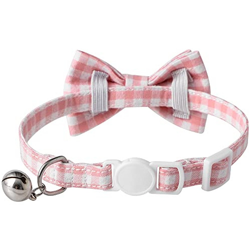 Aiitle Collar De Gato Separable Con Linda Pajarita Y Campana
