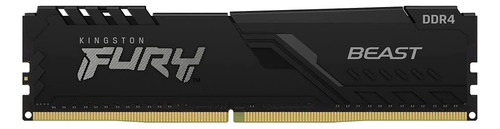Memória Ram Kingston Fury Beast Black Ddr4 2x16 32gb 3200mhz