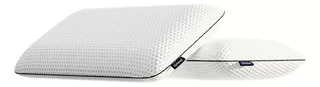 Pack 2 Almohadas Emma Memory Adapt Queen 70x40cm Memory Foam Color Blanco