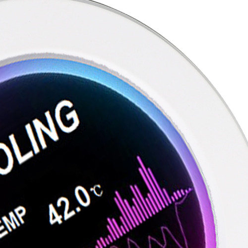 Pantalla Lcd Redonda De 2,1 Pulgadas Con Rotación De 360 Gra