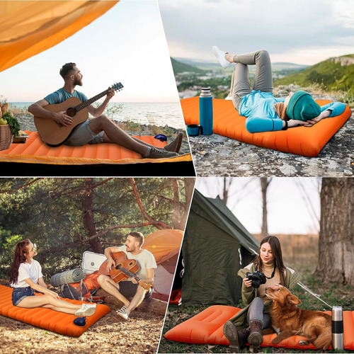 Colchoneta De Dormir Camping, Colchón Inflable Ultrali...