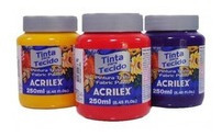 Pintura Textil 507 Rojo Fuego 250 Ml Acrilex - Mosca