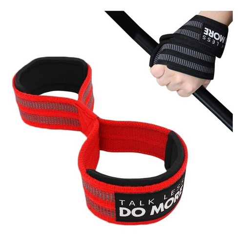 Straps Ocho Gym Fitness Maximo Soporte Peso Muerto Muñeca