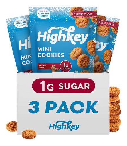 Highkey Galletas De Especias De Jengibre Sin Gluten - Keto S