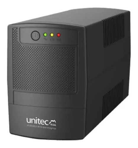 Ups Unitec 850 Interactiva 600va - 360w  6 Regulada