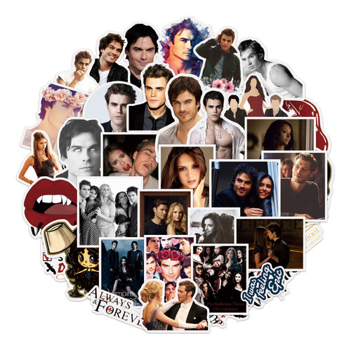 Pegatinas De Programa De Tv The Vampire Diaries 10/30/50 Pi