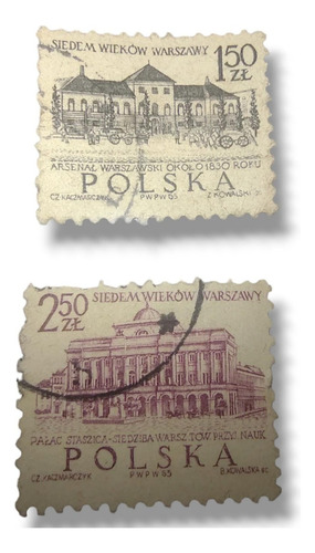 Estampilla Polska Polonia Edificios Históricos X 2u