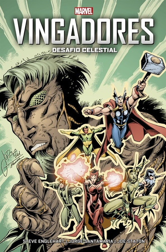 Vingadores: Desafio Celestial: Marvel Vintage, de Englehart, Steve. Editora Panini Brasil LTDA, capa dura em português, 2021