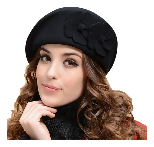 Sombreros De Invierno Para Mujer Gorro De Boina Francesa Pil
