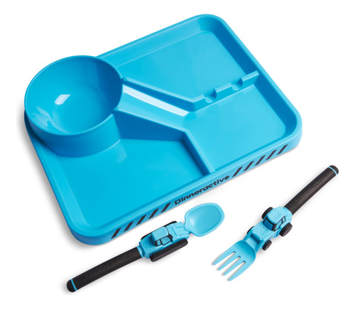 Dinneractive Juego De Comedor Para Ninos  3 Piezas Con Tema