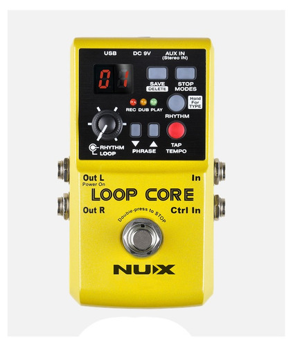 Pedal De Loop Para Guitarra O Bajo Nux Loop Core Increible!