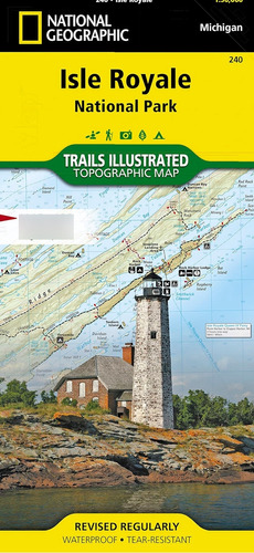 Libro: Isle Royale National Park Map (national Geographic