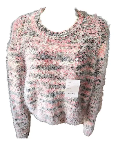 Su ter Blusa De Peluche Peludo Calientito Para Dama