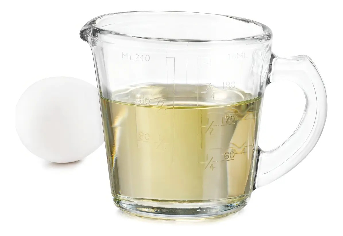 Vaso Medidor Pyr O Rey Vidrio 240ml Transparente Apto Microondas