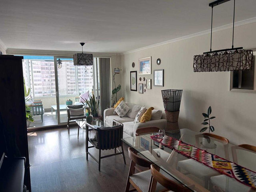 Venta Depto Llacolén Frente Al Mar 3h/2baños (92594)