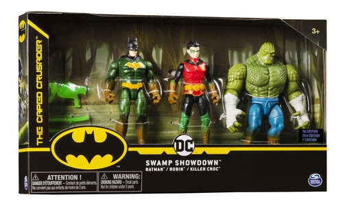 Figuras Batman Swamp Showdown 1ra Edición Batman Robin Croc