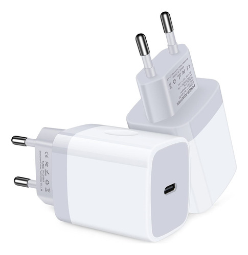Adaptador Usb C Vifigen, Enchufe De Viaje Europeo De 20 W, P