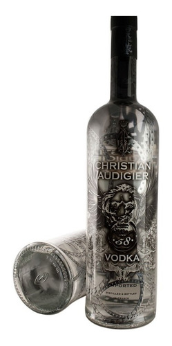 Vodka Christian Audigier Litro Goldbottle