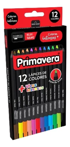 Colores Primavera Black X12 Trazo De Color