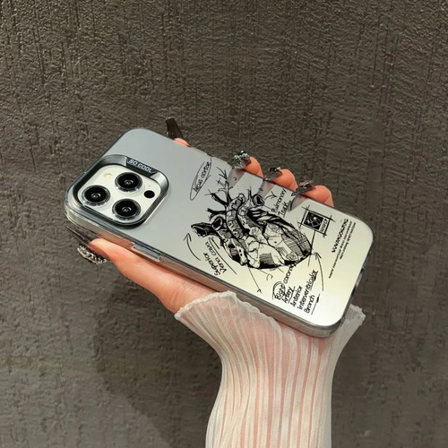 . Funda Para iPhone Case De Uso Rudo Con Diseño De Corazón N
