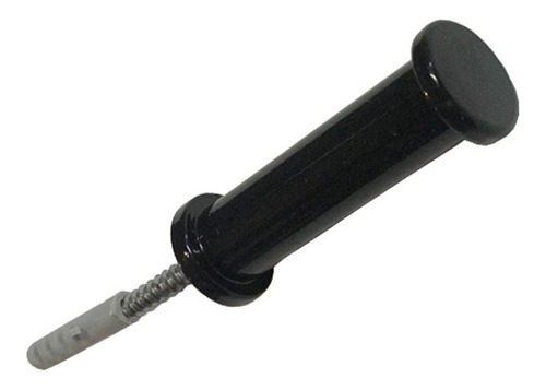 Imagen 3 de 5 de Perchero Gancho Cilindrico 4 Unidades Metal 60mm
