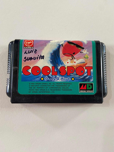 Jogo Cool Spot Mega Drive Japonês Original Sega
