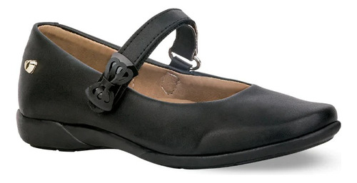 345-09 Zapato Escolar Niña Negro