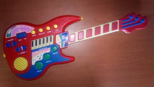 Imagen 3 de 10 de Guitarra Musical De Juguete Usada En Excelente Estado