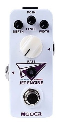 Micro Pedal Mooer Jet Engine Flanger Digital Para Guitarra