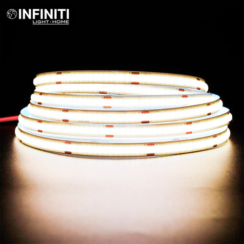 Fita Led Cob 10w/m 320 Leds/m 5m 8mm Alto Brilho Perfil Luz Branco-neutro