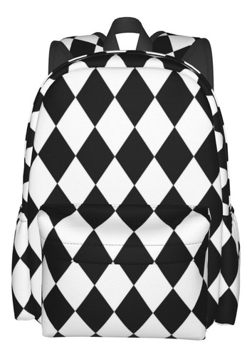 Mochila Escolar Multiusos Con Flores De Diamantes En Blanco