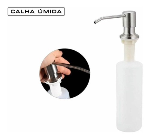 Imagem 2 de 7 de Dispenser Dosador Inox Para Detergente