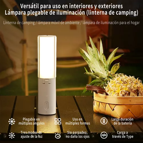 Comprar Lámpara de Camping plegable multifuncional para exteriores