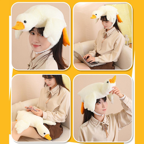 Pato Con Gorro De Felpa Pato Relleno Con Gorro Gorro Diverti