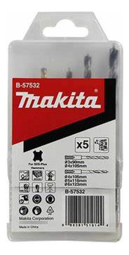 Set De Brocas Para Sds-plus, 5 Pcs} Makita 