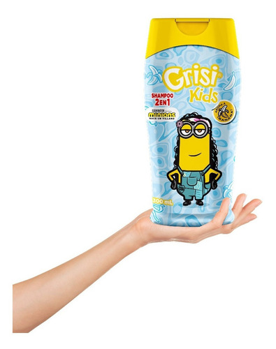 Shampoo Kids 2 En 1 Mi Villano Favorito 300ml Grisi