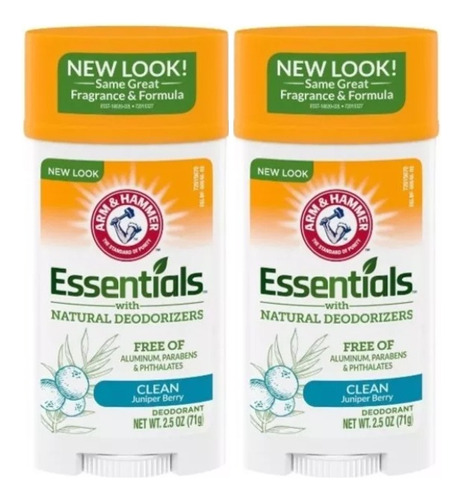 Desodorante Arm & Hammer 2 Pack C/u 71gr Juniper Berry