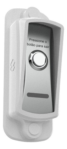 Case Protetor Compativel Com Botoeira Intelbras Bt 3000 In Cor Branco