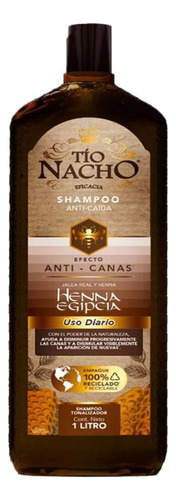 Champu Tio Nacho Anticanas Anticaida Henna Egipcia 1 Litro