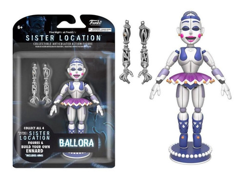  Funko Five Nights At Freddy's Ballora Articulated Action...