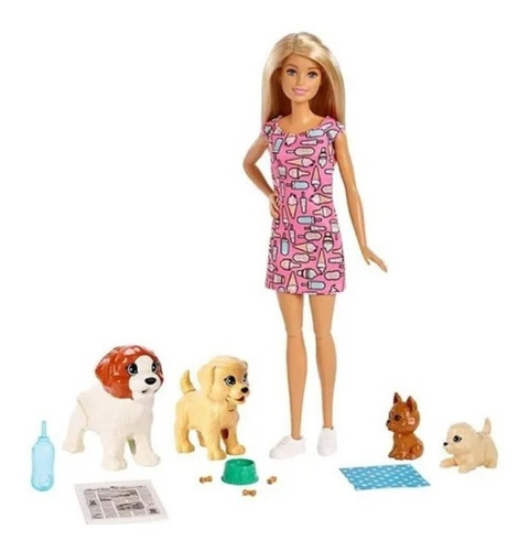 Boneca Barbie Treinadora De Cachorrinhos Fxh08 - Mattel