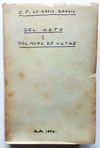 Democracia Representativa Del Voto Y Modo De Votar A. Brasil