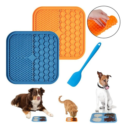 Plato Grande Para Lamer Lick Mat Comedero Para Perro Gato