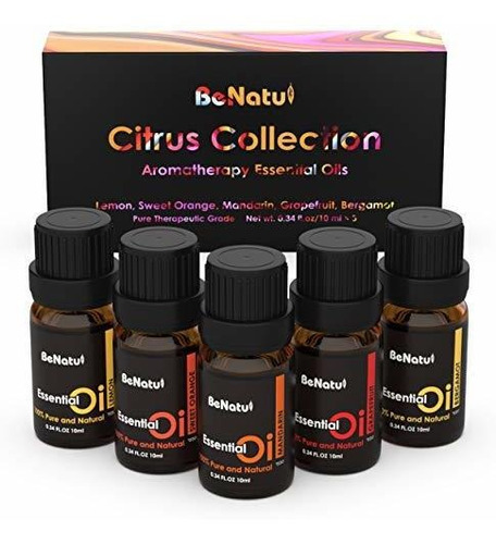 Aromaterapia Aceites - Citrus Essential Oils Set For Diffuse