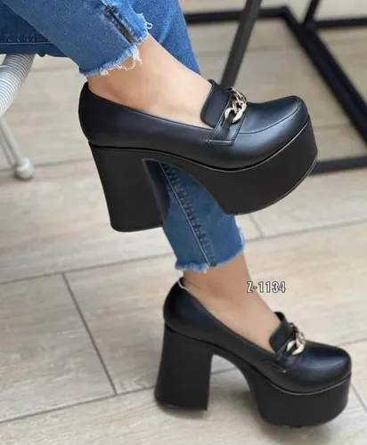 Zapatos / Calzado De Mujer/ Taco Alto/calzado Peruano M212