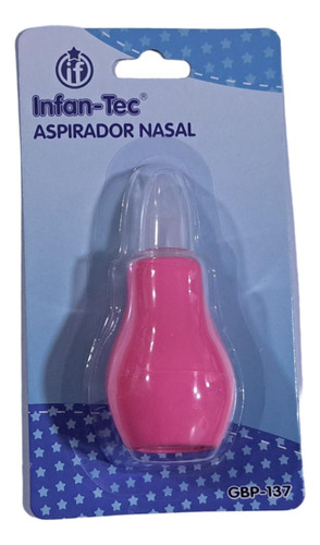 Aspirador Nasal Infantec 137 Color Rosa