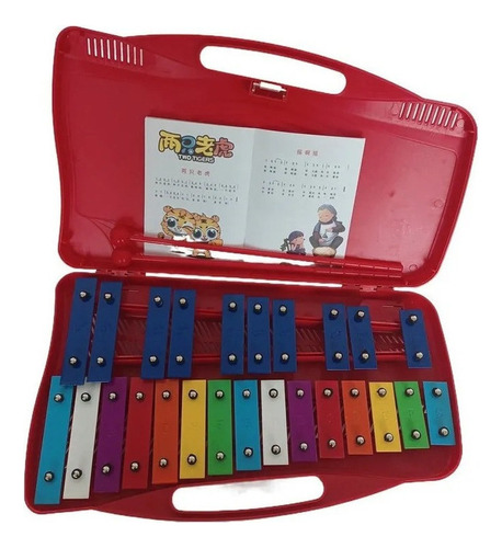 Profesional 25 Notas Glockenspiel Xilófono Percusión