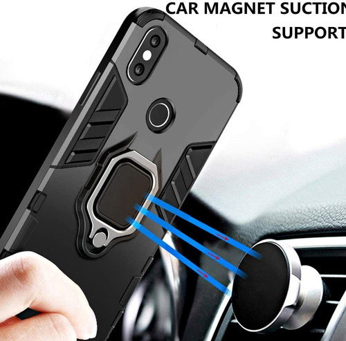 Funda Xiaomi Redmi Note 7 Pro Protector Soporte Metalico