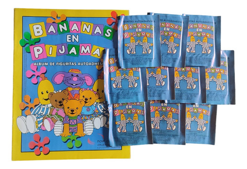 Álbum De Figuritas Bananas En Pijama + 20 Sobres